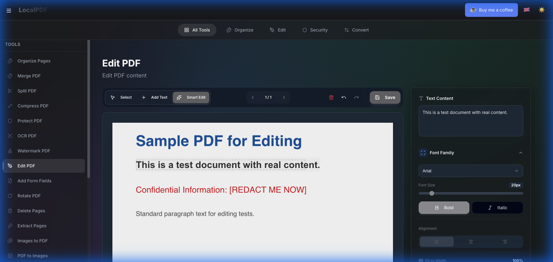 Customize the appearance using the professional styling panel.
